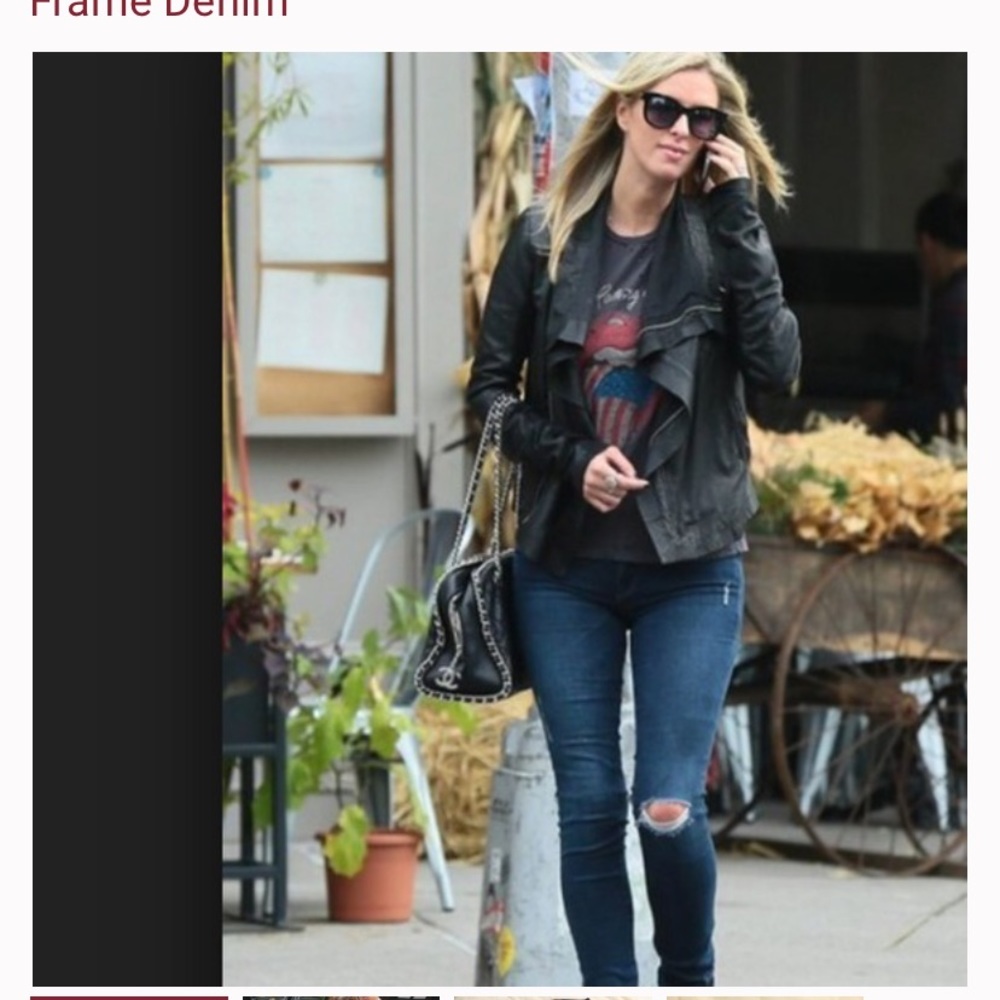 FRAME Le Skinny de Jeanne Distressed Jeans - Picture 8 of 15